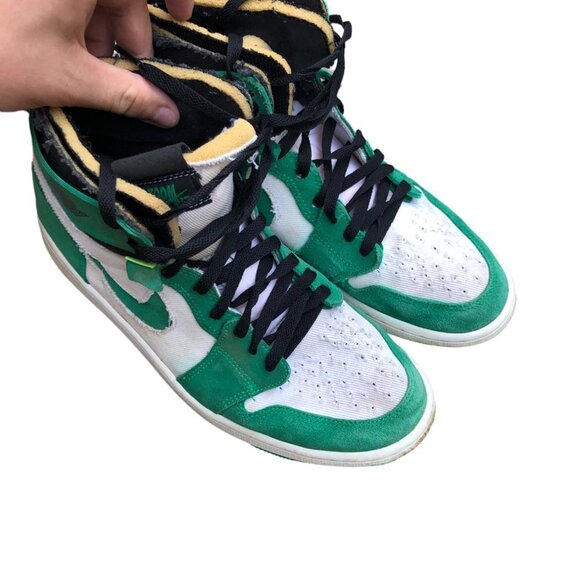 2020 Nike Air Jordan 1 High Zoom Air CMFT Stadium Green Size 10 - Picture 9 of 14